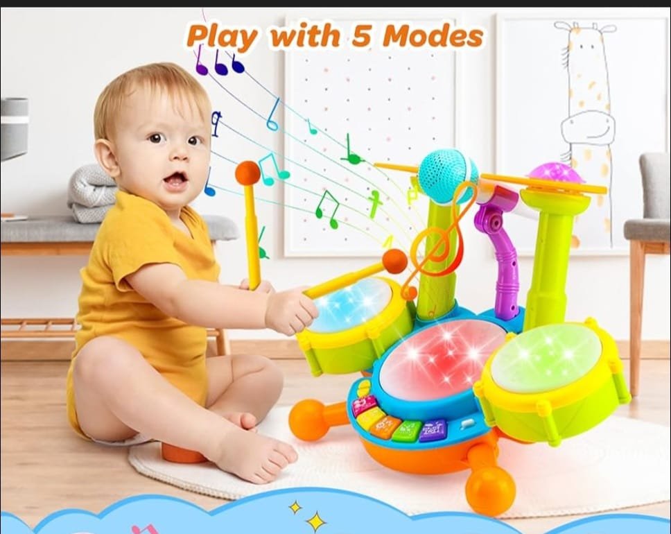 BABY MUSICAL DRUM SET
